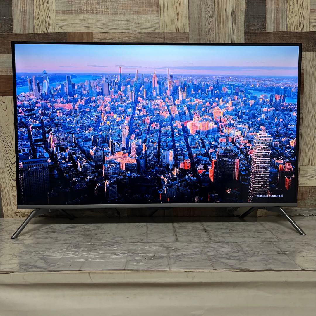 全国送料込❣️3年前購入ジョワイユ43V型フレームレス4Kチューナ内蔵テレビ