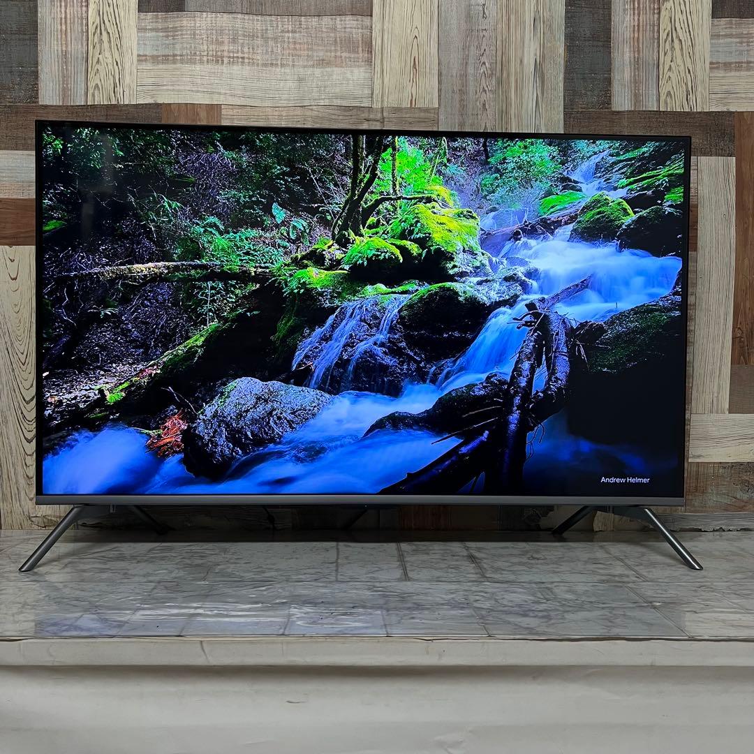 全国送料込❣️3年前購入ジョワイユ43V型フレームレス4Kチューナ内蔵テレビ