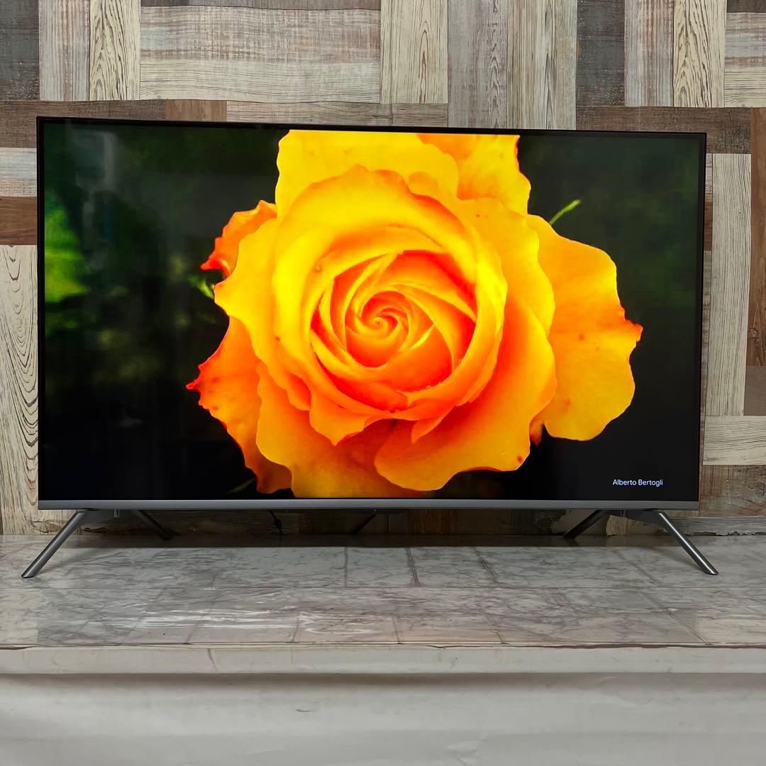 全国送料込❣️3年前購入ジョワイユ43V型フレームレス4Kチューナ内蔵テレビ