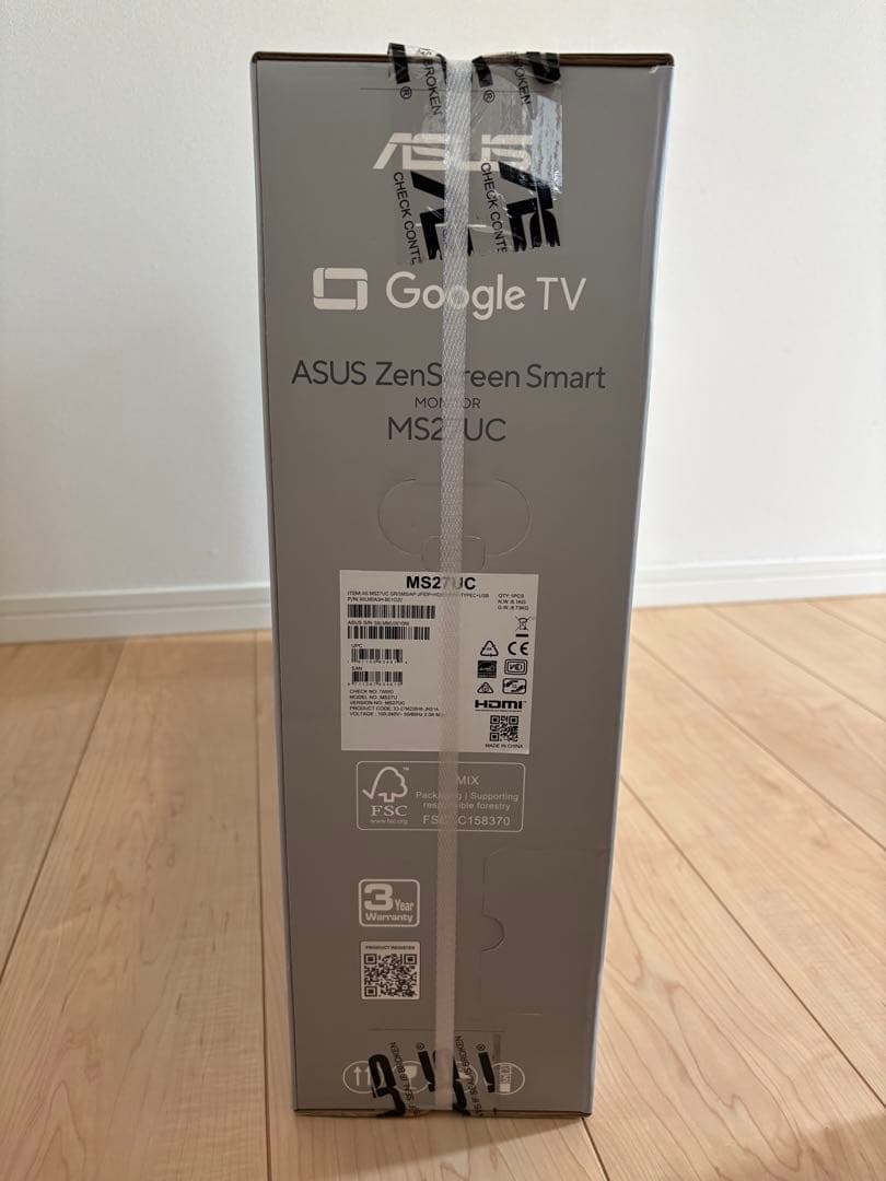 未開封ASUS ZenScreen Smart MS27UC 4Kモニター