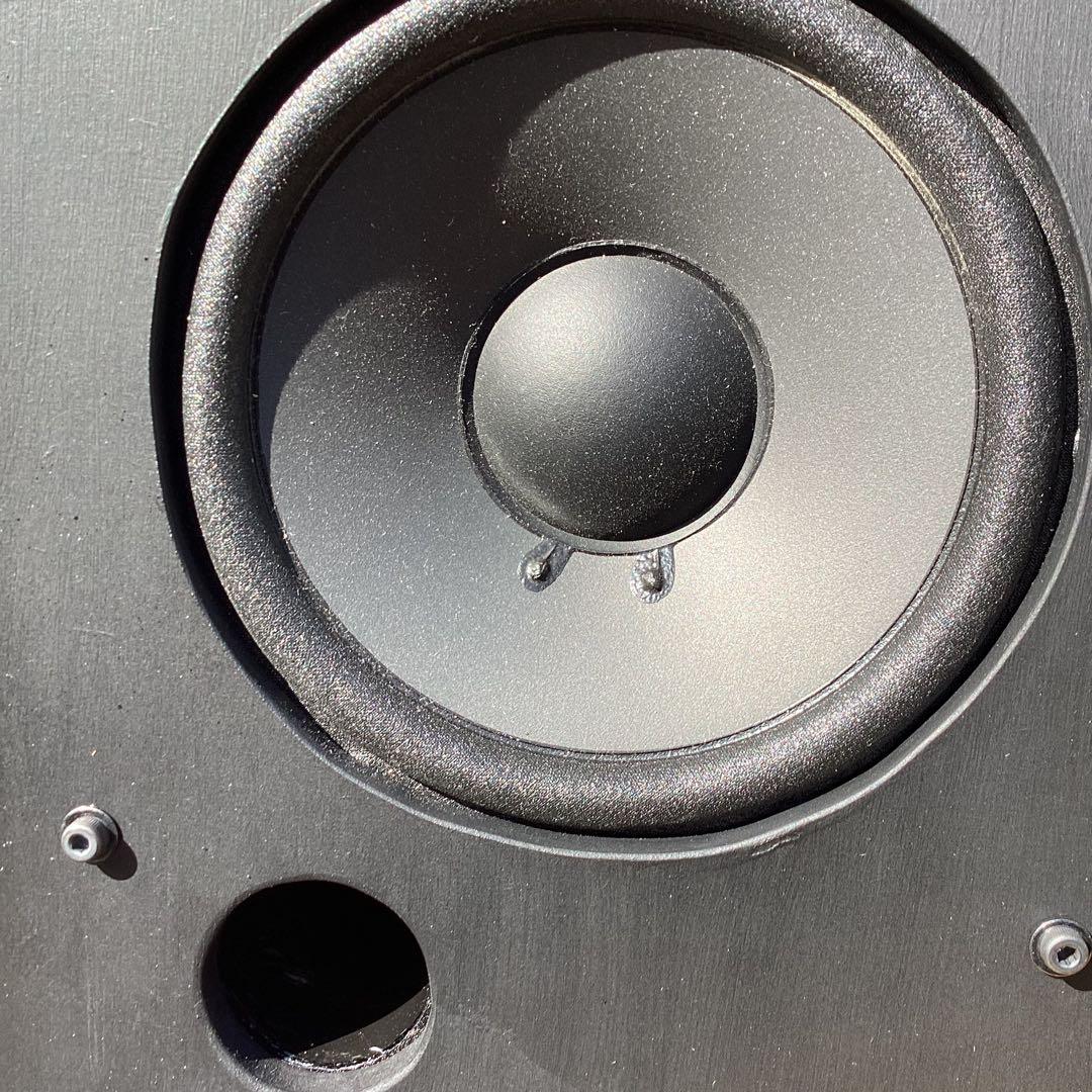 ビクターユニット使用自作スピーカー16㎝2way バッフル重ねてお色直し