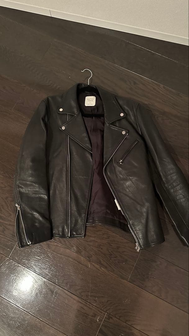 UnitedTokyo カーフダブルライダース サイズ3