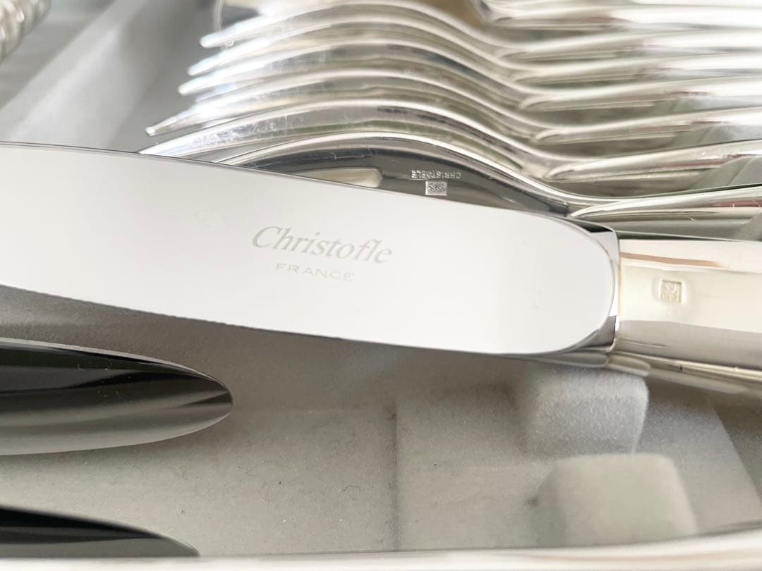 Christofle クリストフル　カトラリーセット 30点【ドロップシリーズ】