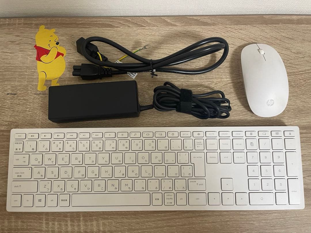 【省スペース/おしゃれなデザイン】HP液晶一体型PC※訳アリ品【周辺機器付属】