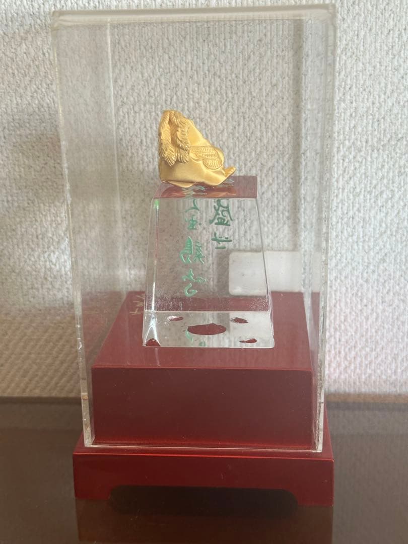 「金の鶏の置物 」22K 3.19g付き