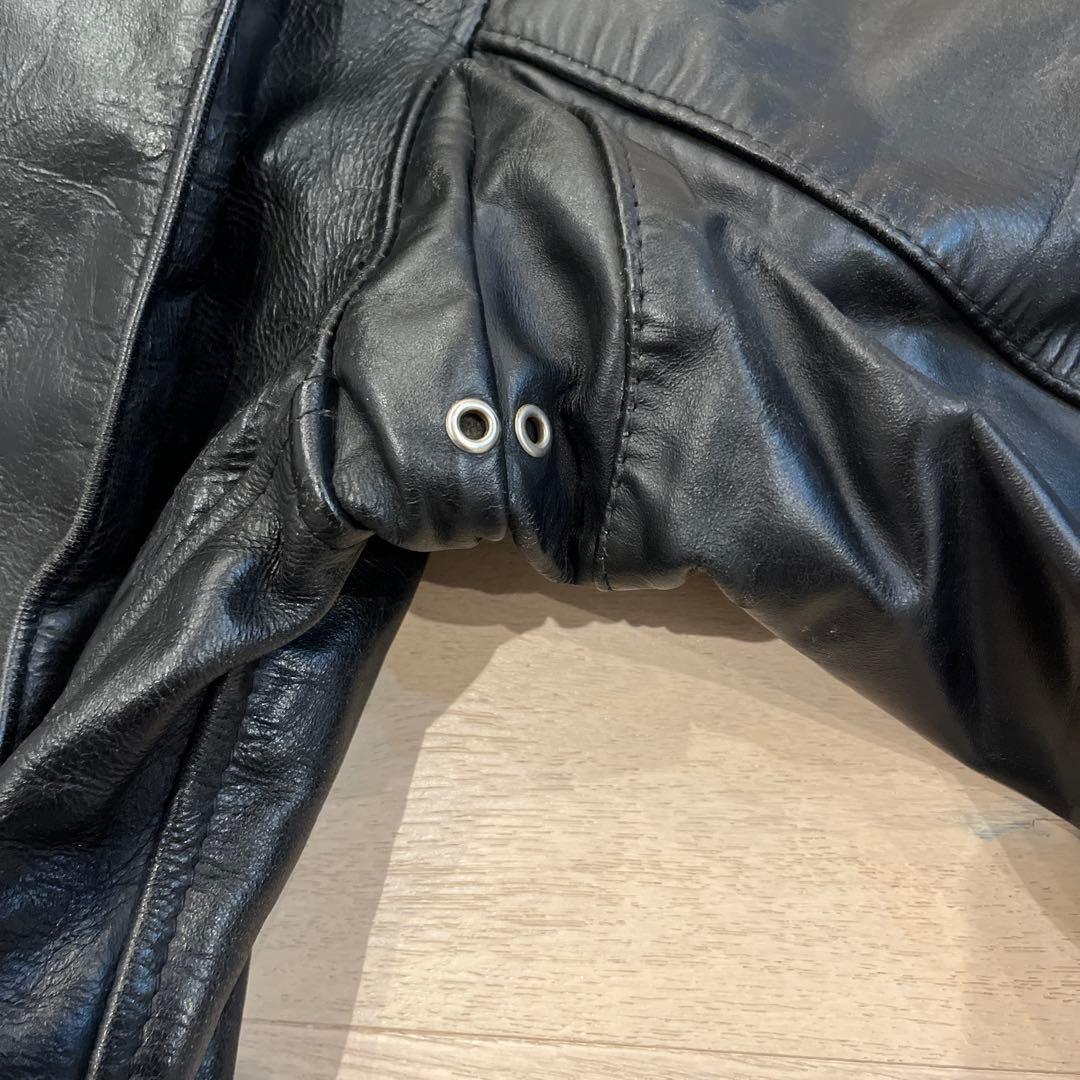 人気定番　Schott　641 立ち襟シングルライダース　３４　ボアライナー付