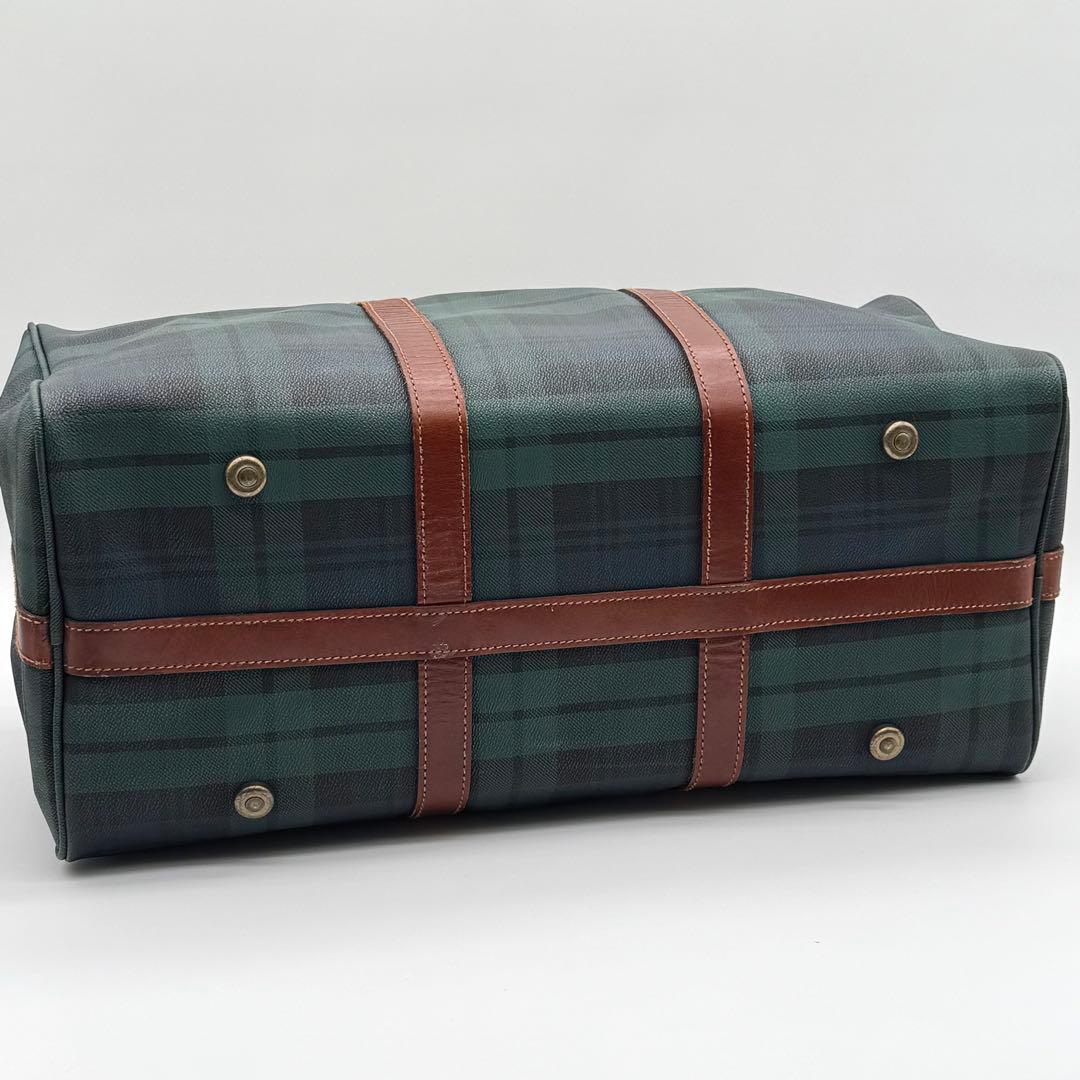 【美品】RalphLauren タータンチェック ボストンバッグ ヴィンテージ