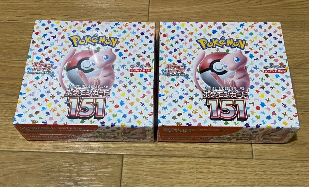 ポケモンカード　151 シュリンク付き　未開封BOX 2箱セット