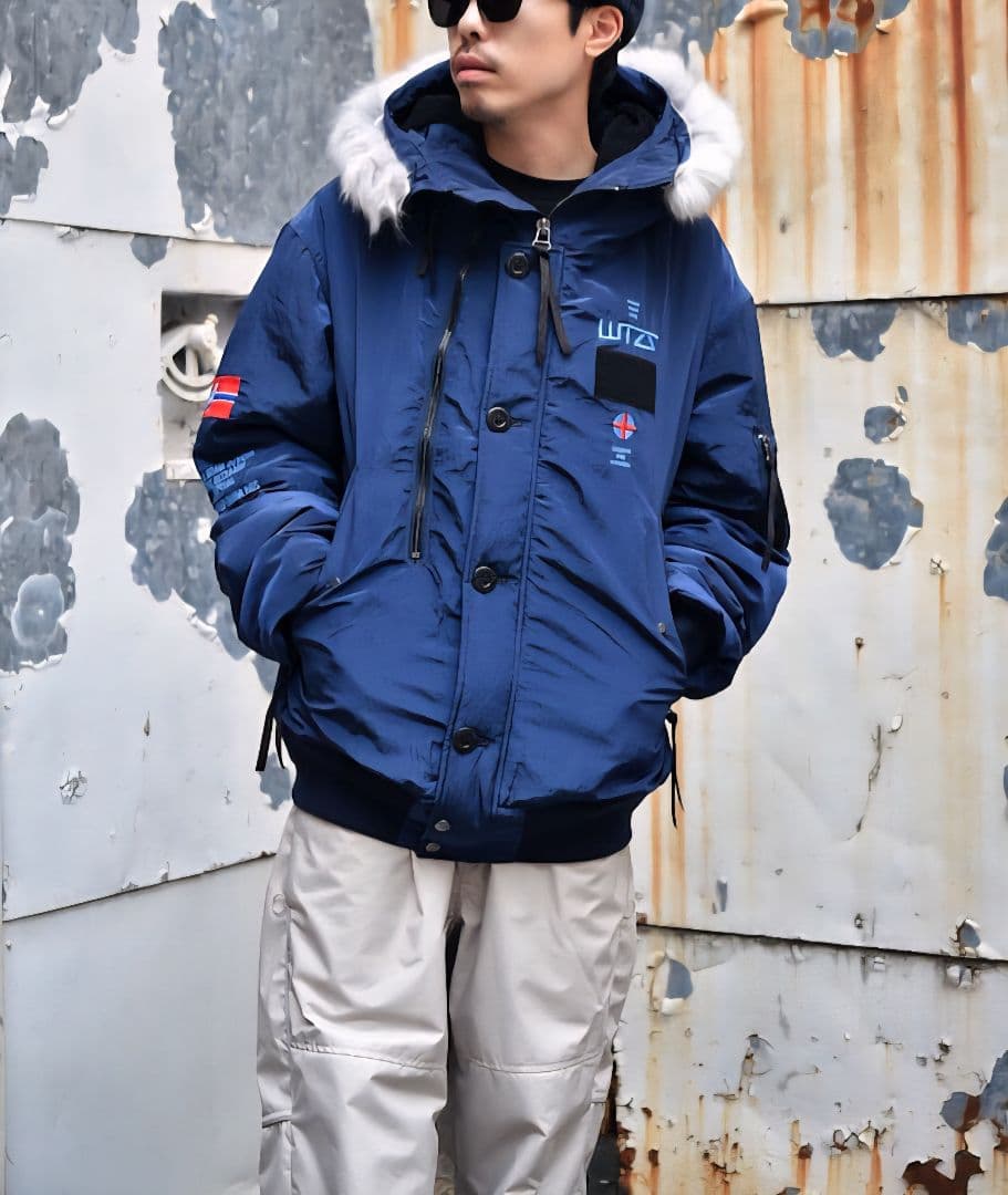 WHATZIS別注 BAL バル LIC NYLON ボンバージャケット