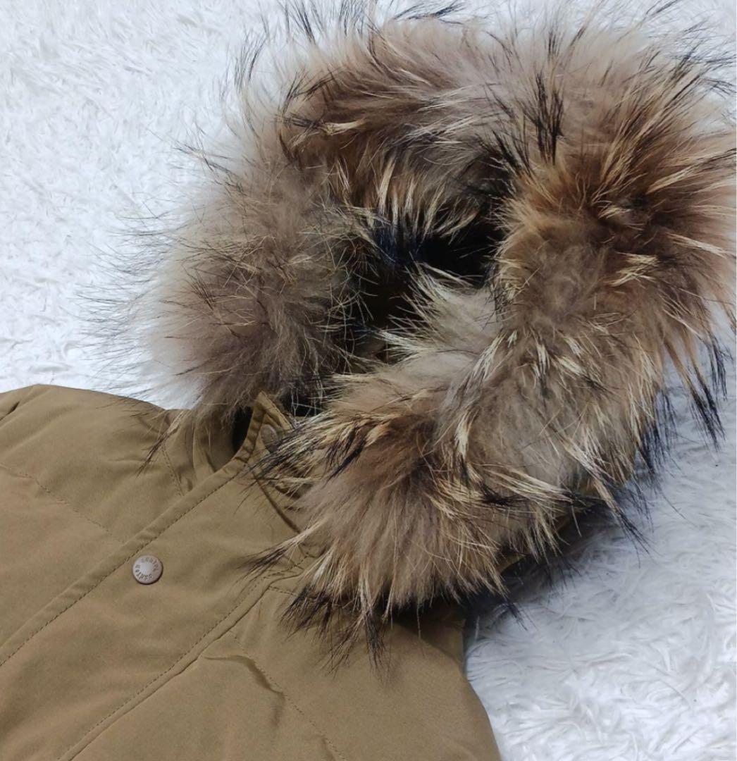 未使用　ダントン　ダウンジャケット ファー付きフード　34