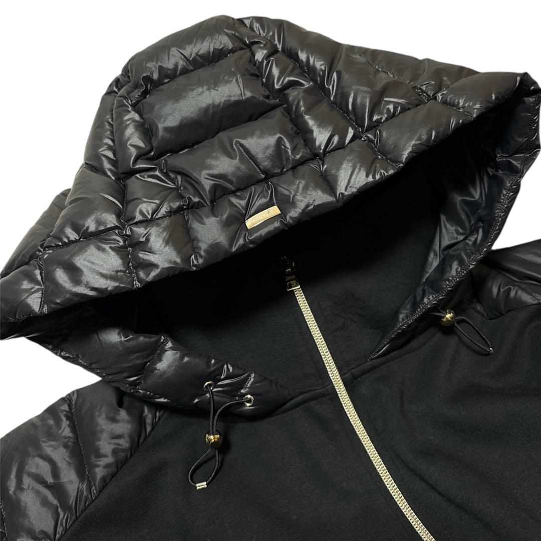 HERNO ヘルノ ポンチョ ダウン 切替 アシンメトリーヘム コート 極美品✨