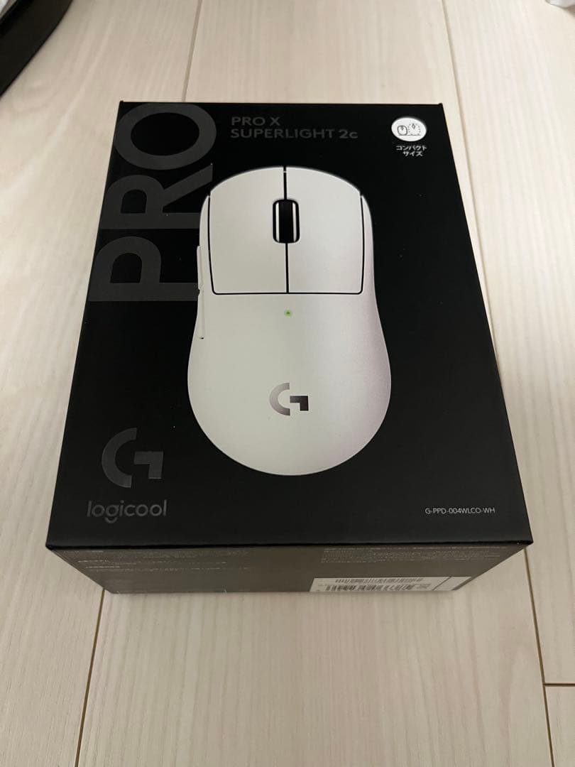 Logicool super light2c ホワイト＋dexマゼンタ