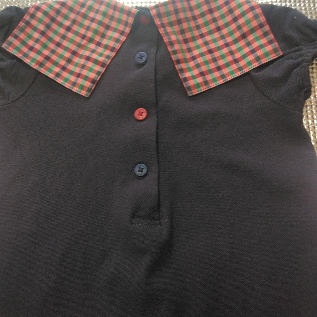 ファミリア　紺色ワンピース（90）