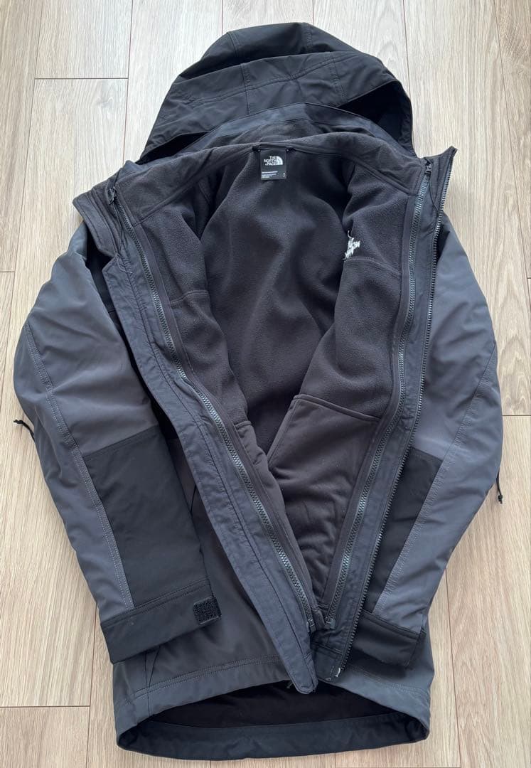 【値下げ 】ノースフェイス 海外モデル 2in1 アウター 激レア ジャケット