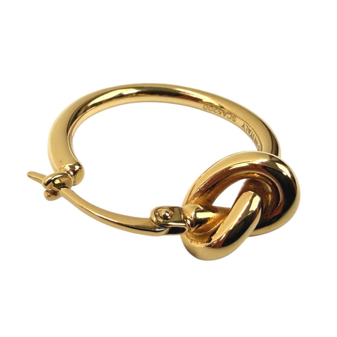 CELINE セリーヌ フープピアス ノット 片耳 SCA2202 ゴールド