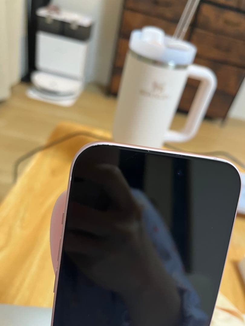 iPhone 15 ピンク 128GB 美品 バッテリー87%