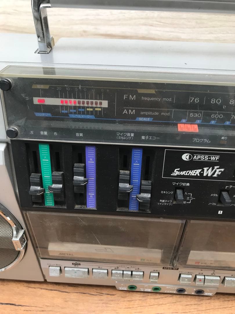 ラジオ・コンポ SHARP THE SEARCHER WF GF-757(F64)