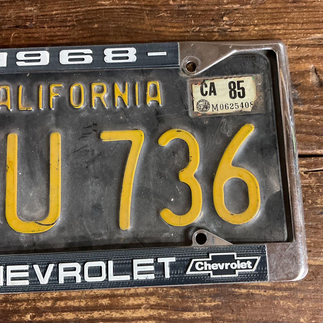 シボレー金属フレーム&60'sプレート