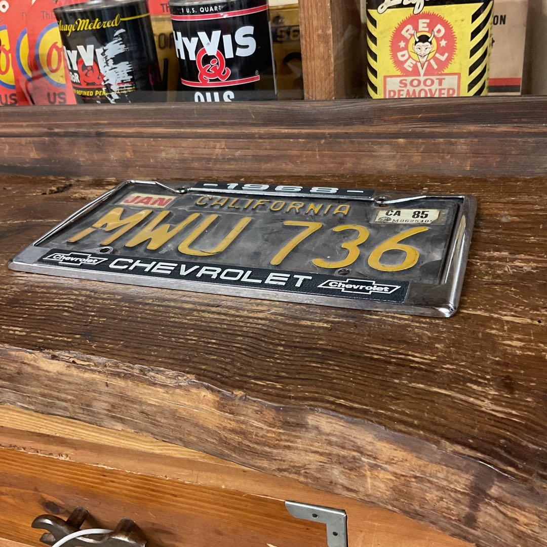 シボレー金属フレーム&60'sプレート