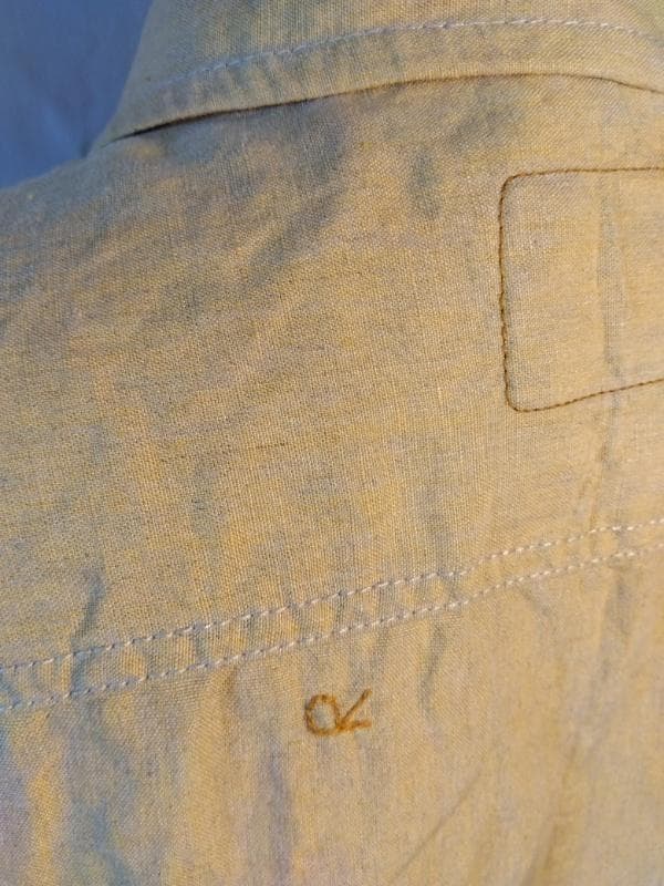 かこちゃん専用【新品】45R　黄色ジャケット　星3つサイズL　麻１００％　釦にR