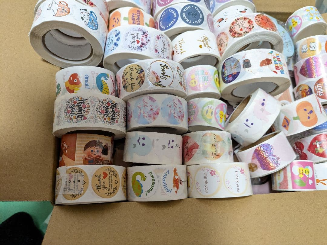 メモ帳　シール大量ぼっくす♡