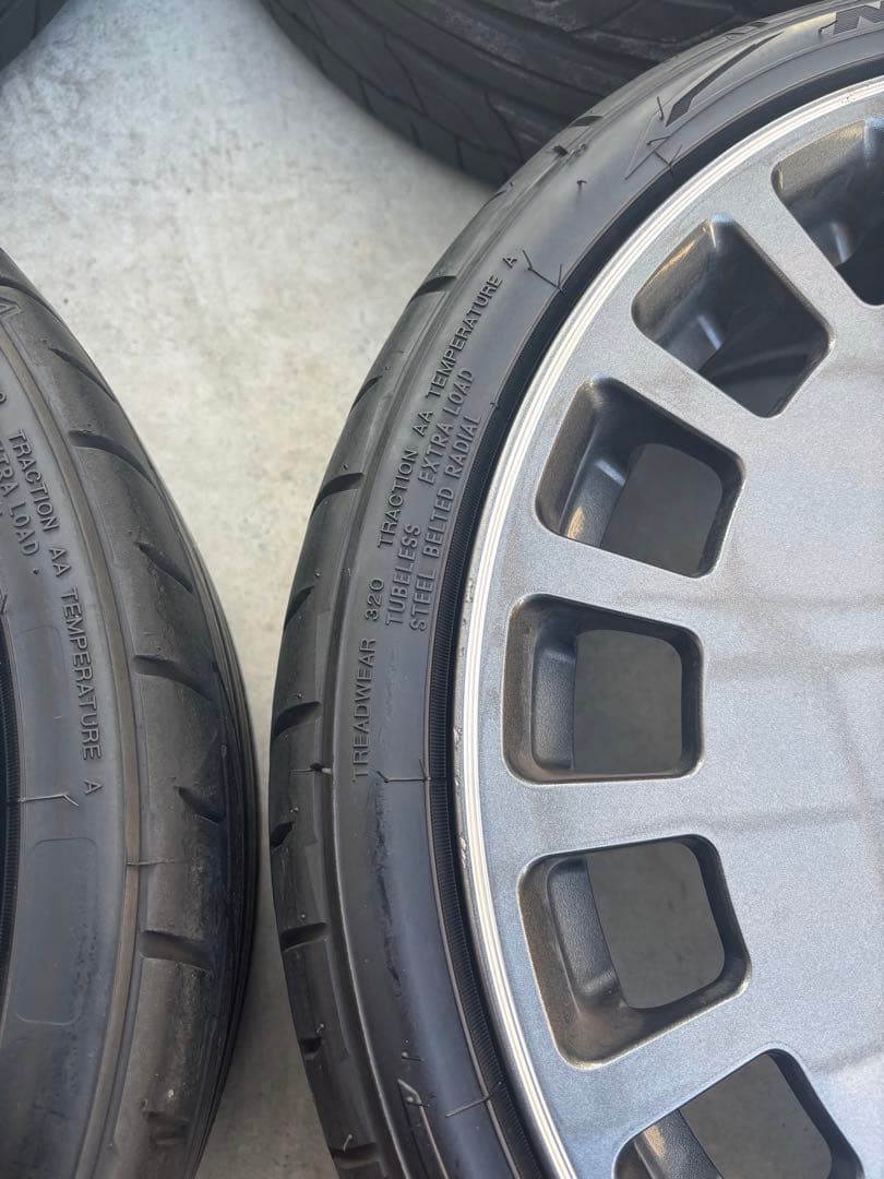 TRD タイヤ4本18x7.5 5H +48PCD100