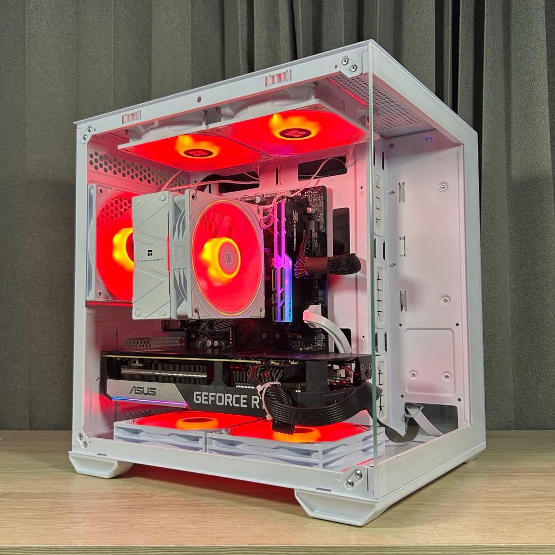 超高性能 白 ゲーミングPC RTX3070 Windows11 ワイルズ快適