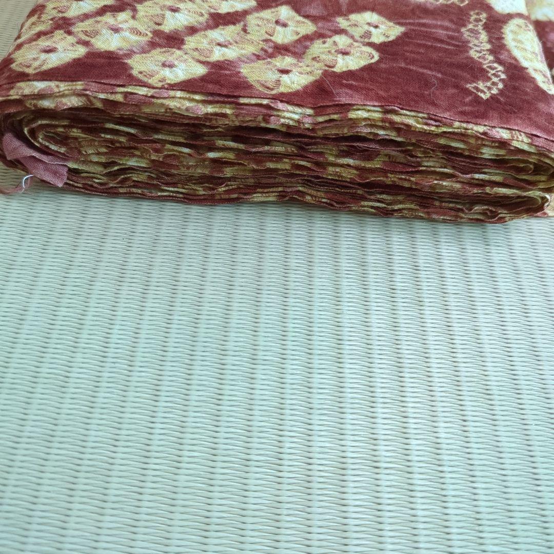 有松鳴海絞り、反物、希少色、