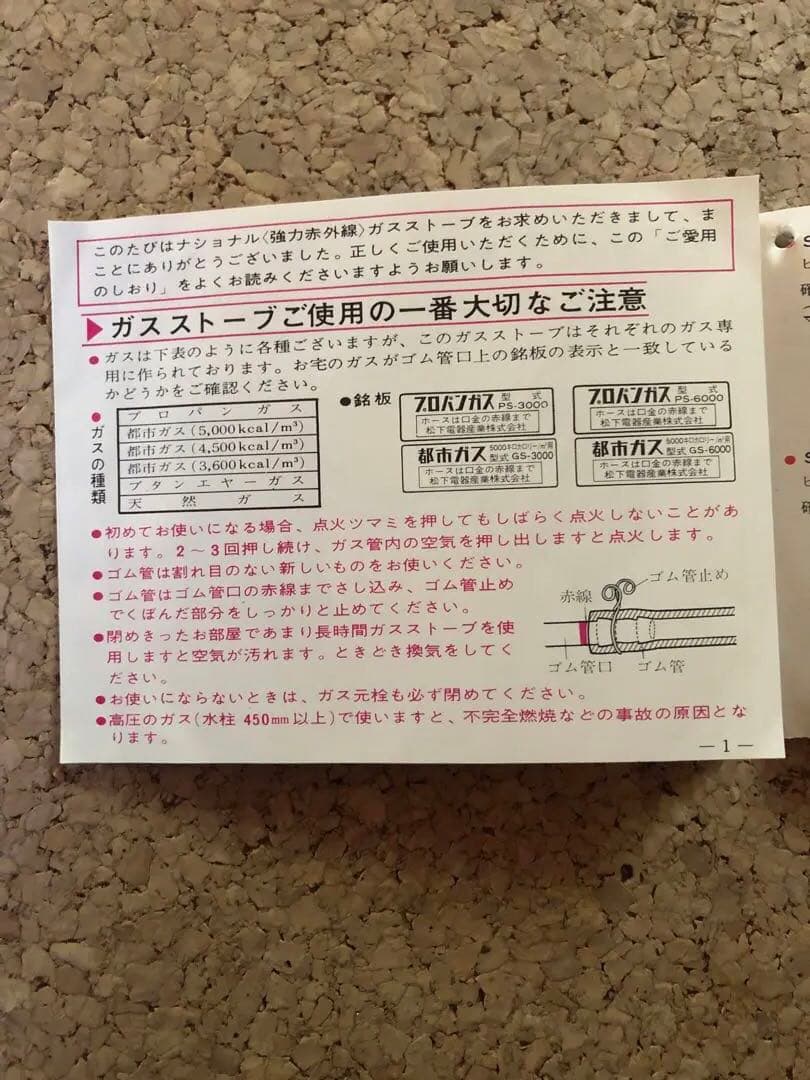 ガスストーブ PS-3000