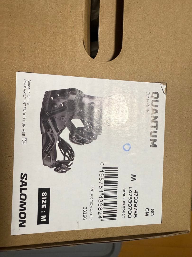 24-25 サロモン　ビンディング　クォンタム　Mサイズ