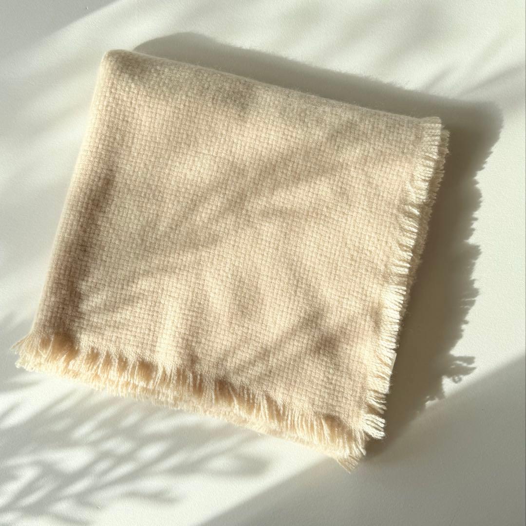 ASAUCE MELER アソースメレ　カシミヤバスケットフリンジストール