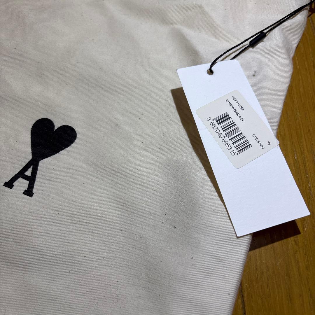 新品 AMI Paris ハウンドトゥース柄 キャップ 帽子 正規品 タグ付き