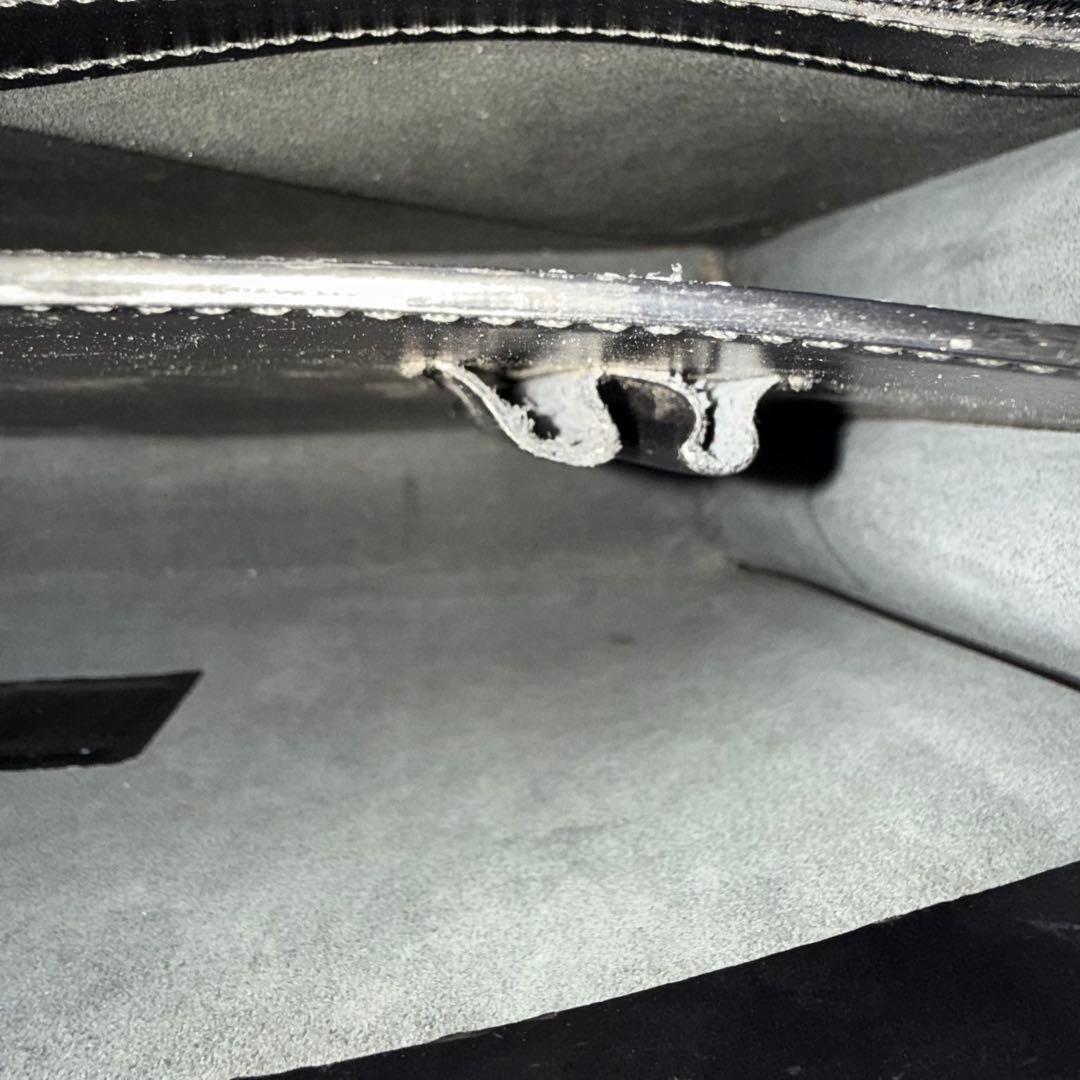 【美品】ロエベ　アナグラム　ディプロマティコ　ビジネスバッグ　ロゴ型押し　レザー