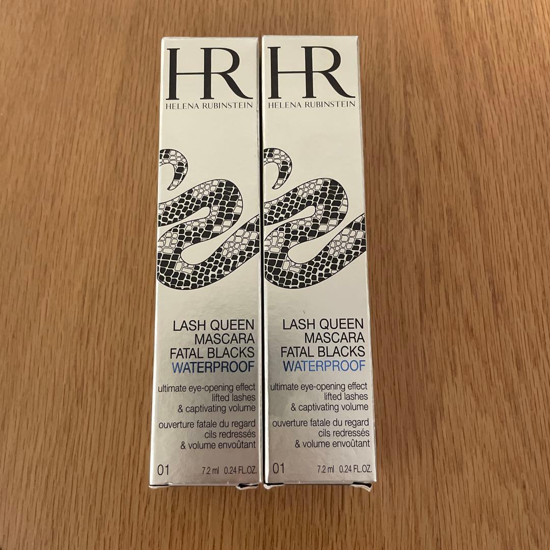 新品 ヘレナラッシュクイーン コブラブラック WP 01 マスカラ 2本セット