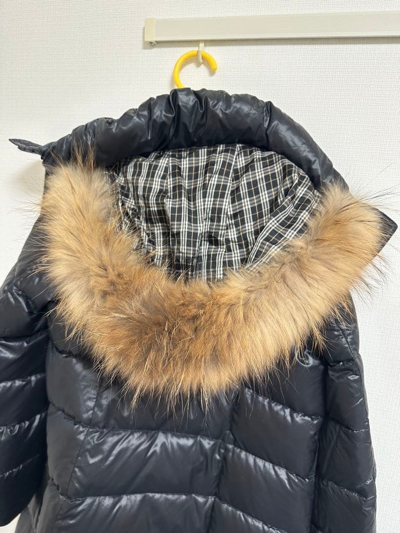 BLUE LABEL ファー付きロングダウンジャケット38サイズ
