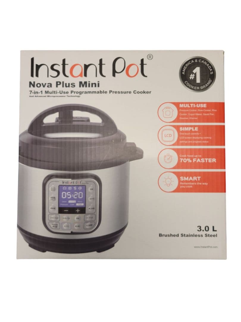 【tata】 インスタントポット 電気圧力鍋 Nova Plus Mini