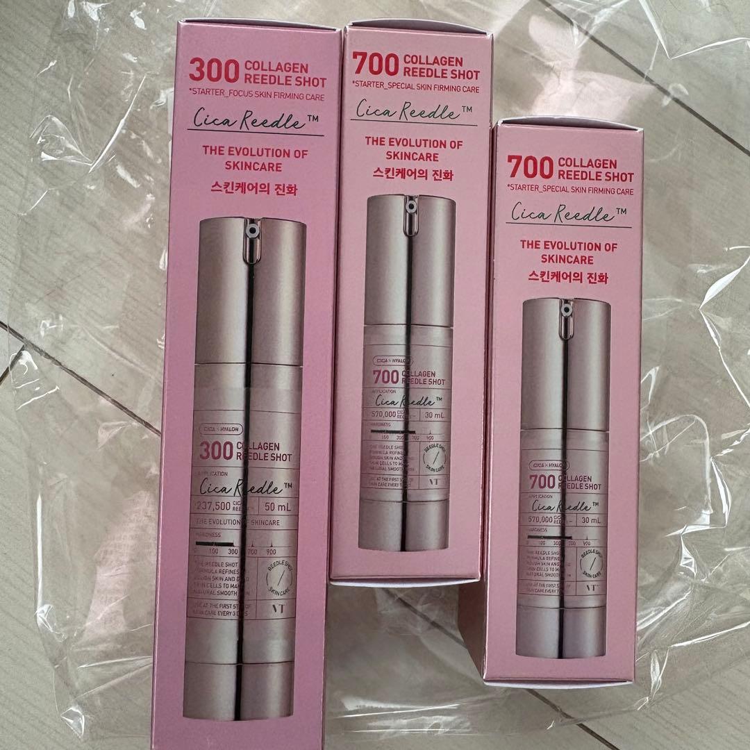 【新品未開封/日本未発売】VT コラーゲンリードルショット 300、700x2