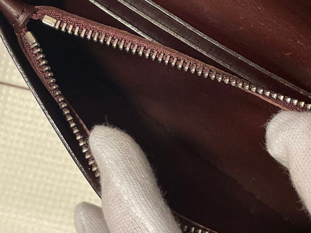 ◆感謝価格◆希少品◆土屋鞄◆コードバン長財布◆小銭入れあり◆