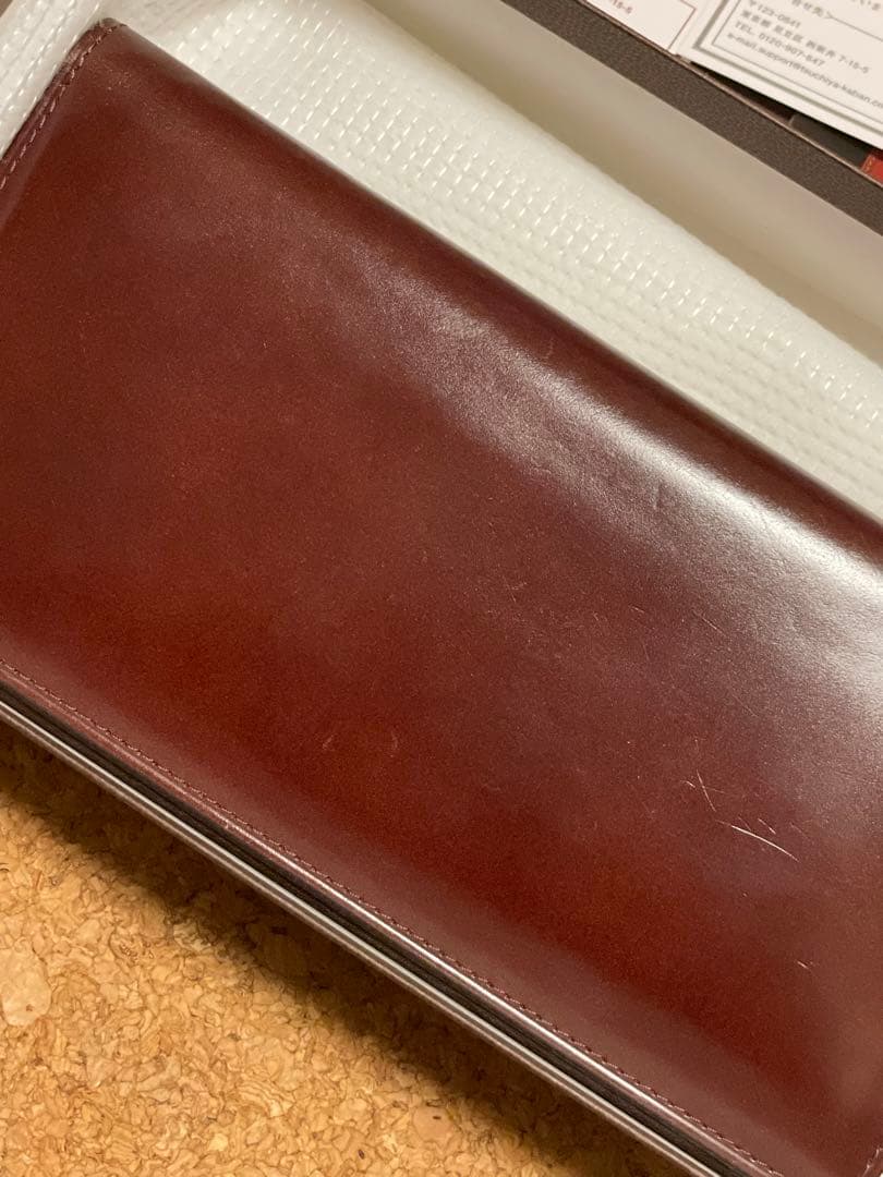 ◆感謝価格◆希少品◆土屋鞄◆コードバン長財布◆小銭入れあり◆