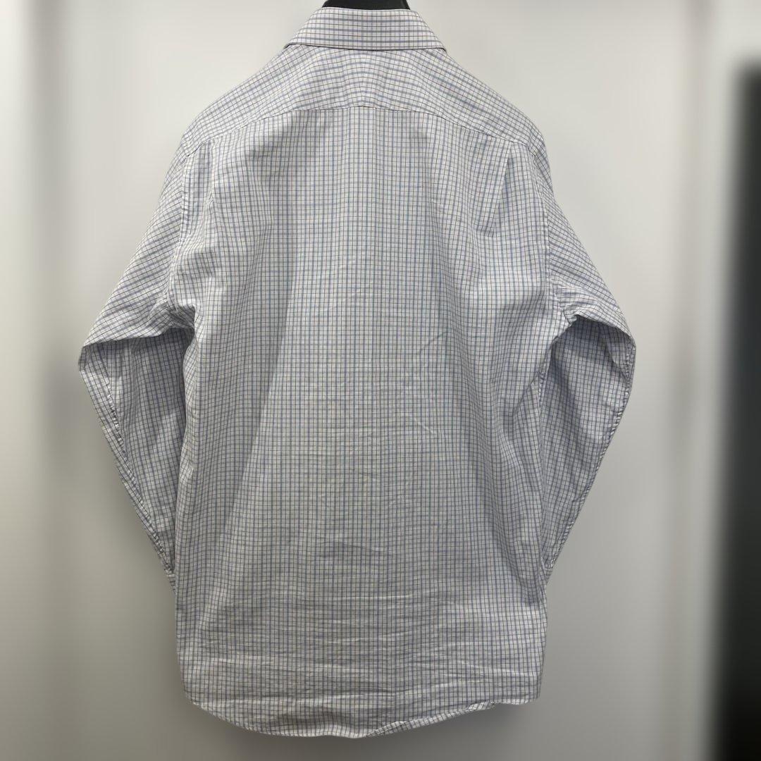 HERMES セリエ チェック柄 長袖シャツ　エルメス