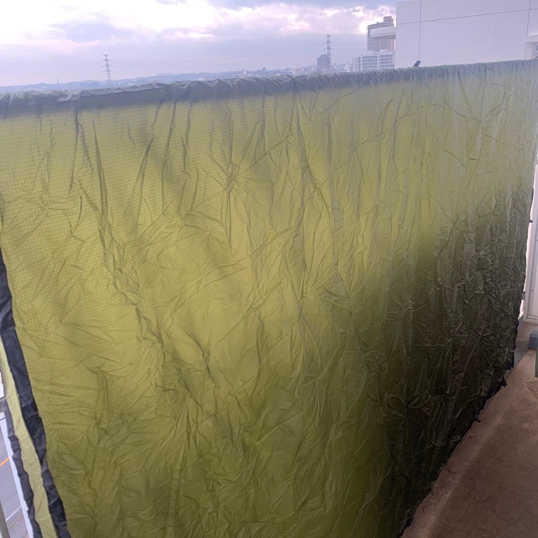 【美品】Rab SilTarp 2 軽量タープ オリーブ ガイライン4本自在付き