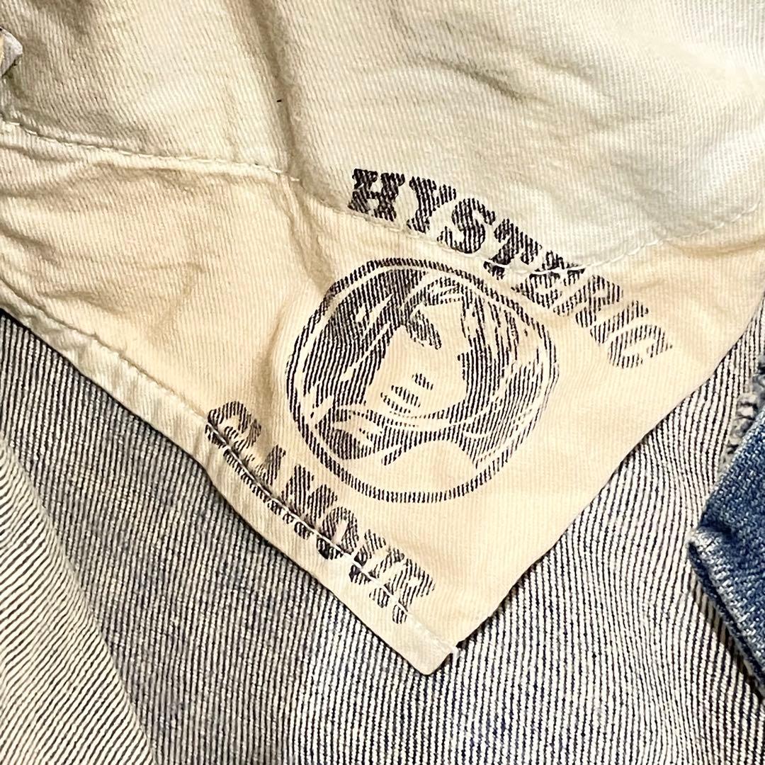 ヒステリックグラマー　ヒスガール　プリント　スタッズ　デニム　総柄　S