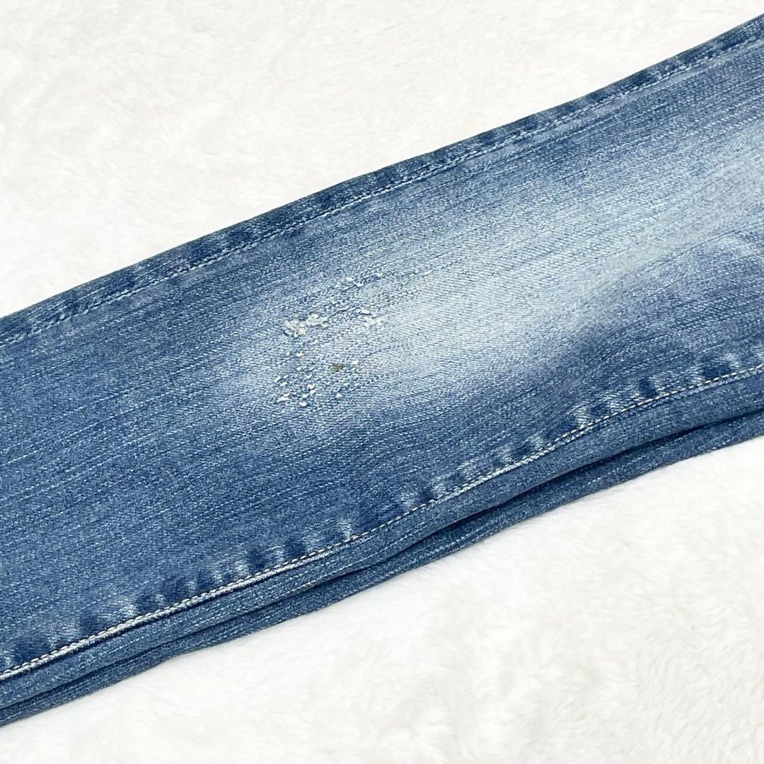 ヒステリックグラマー　ヒスガール　プリント　スタッズ　デニム　総柄　S