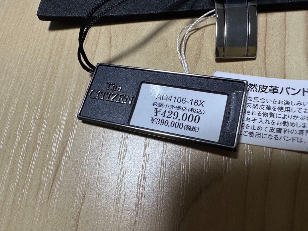 The CITIZEN（ザ・シチズン） 限定 AQ4106-18X