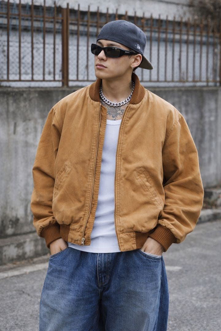 70s USA製 OSHKOSH B’GOSH ダック地 ワークジャケット 42