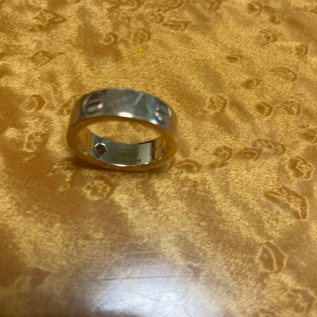 カルティエ　ラブ　ピンクサファイア　9号