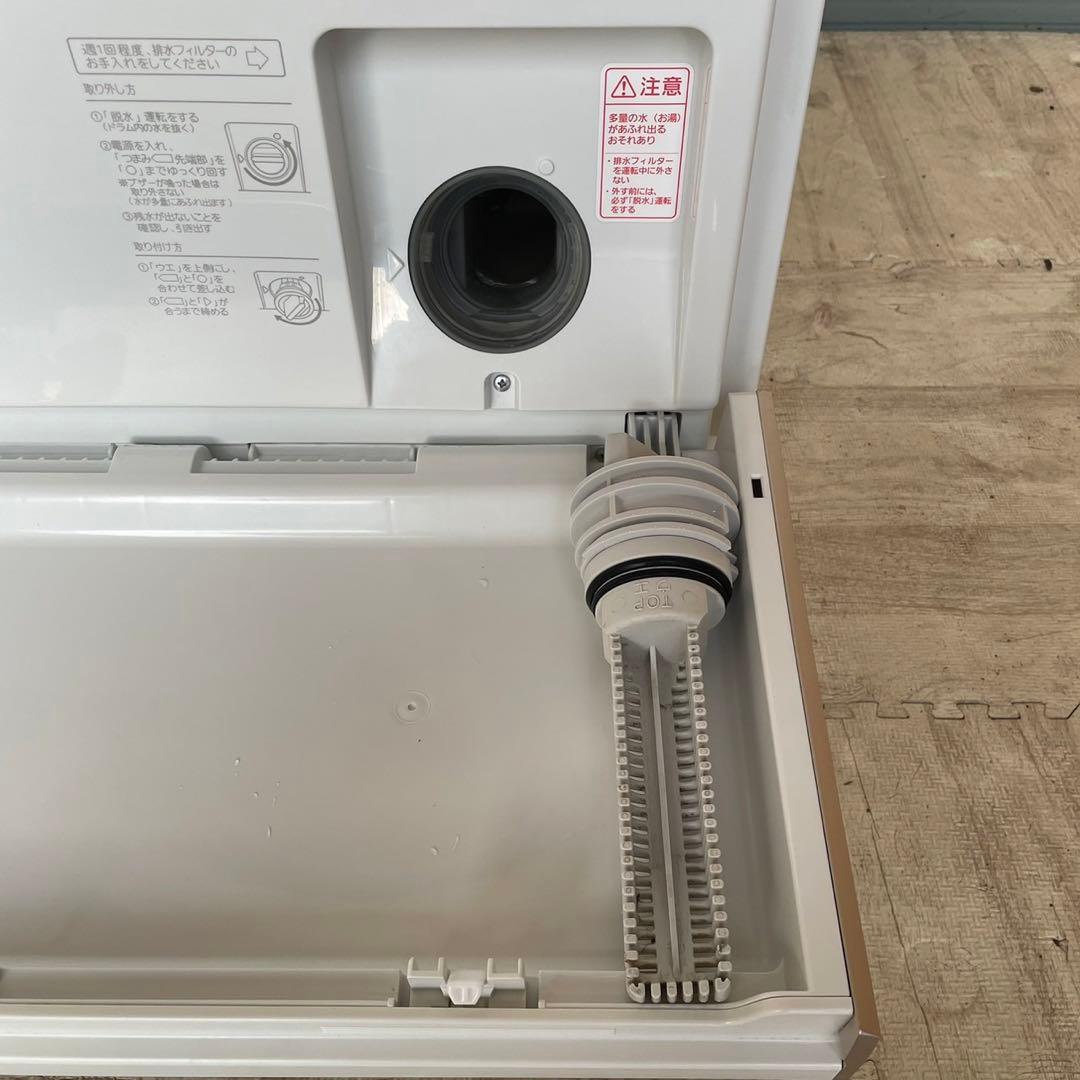 配送設置無料　パナソニック　ドラム　10/5kg 自動投入機能付　分解洗浄済み