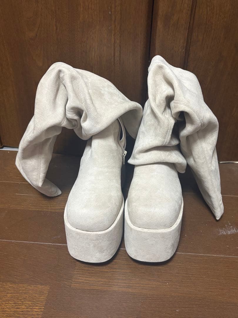 EMODA ルーズフレアカバーフィットブーツM