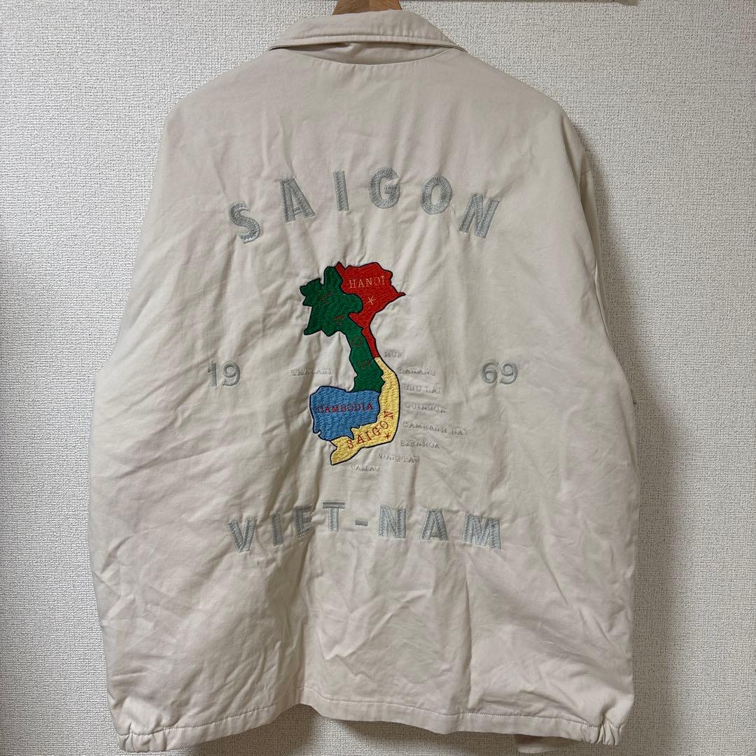 美品 ALPHA INDUSTRIES アルファ 刺繍　ベトジャン