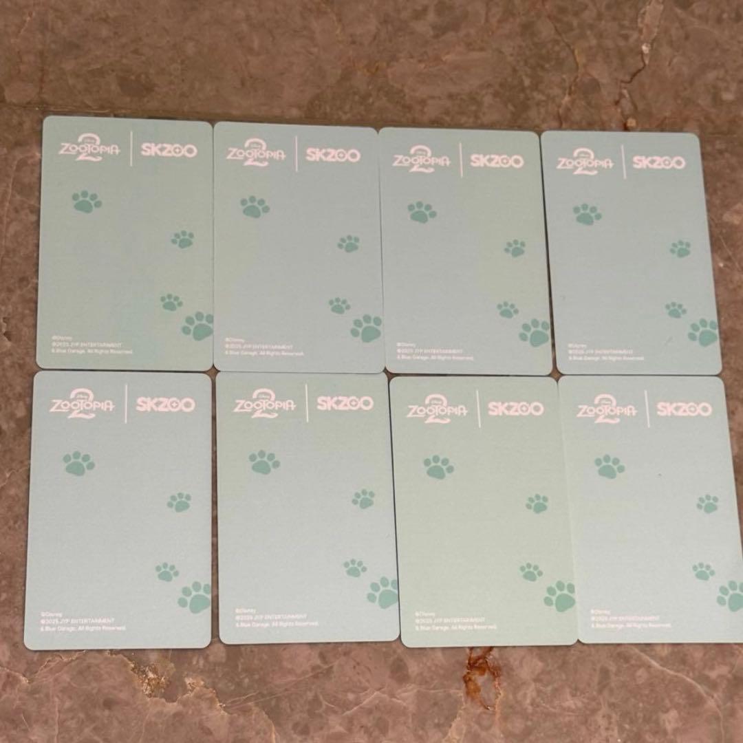 StrayKids スキズ ズートピア トレカ 8種コンプリート